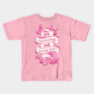 On Wednesdays We Work Out Kids T-Shirt